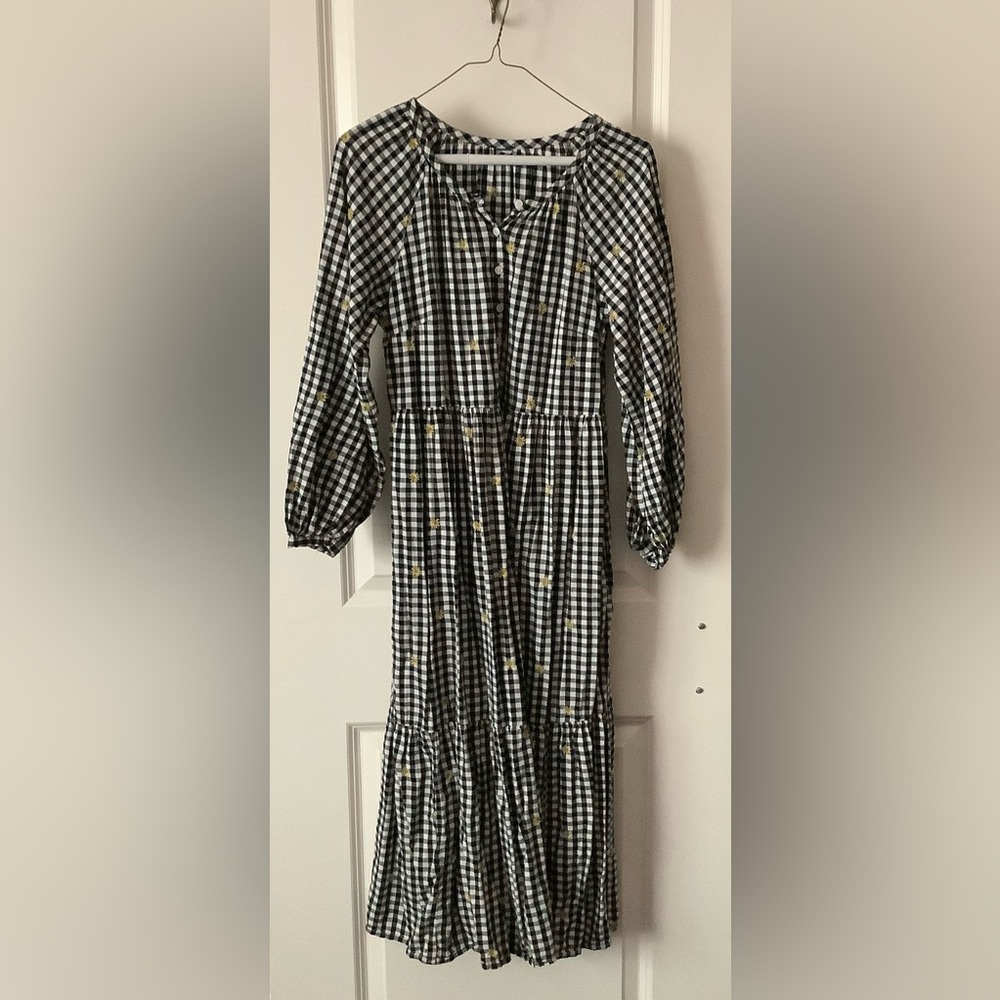 Black and White Checkered Dress